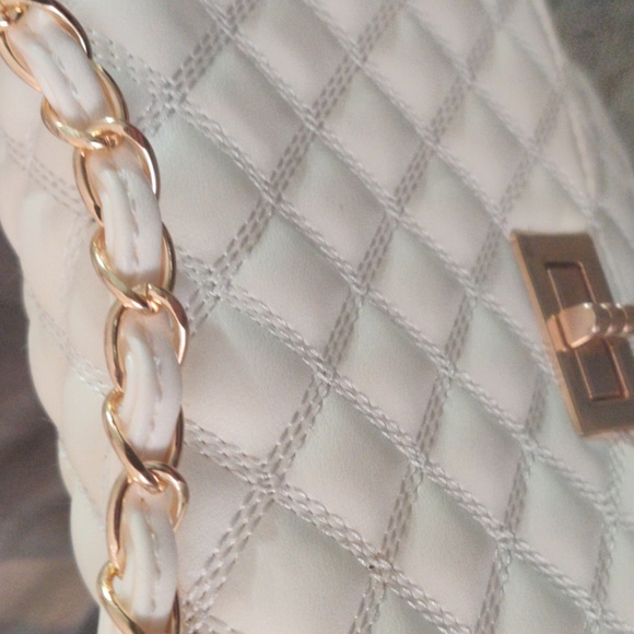 NWT Soulfina White Convertible Backpack with Leopard Print Sanitizer Holder - Picture 8 of 10